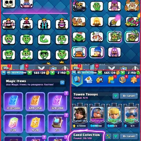 🎯4 YEAR OLD ACCT( 57 SUPER EMOTES💯( LEV-45 ACCT( 7-MAX CARDS( 7557 -TROPHIES( KT-14( ARENA-20( 2140-GEMS- INSTANT DELIVERY
thumbnail 2