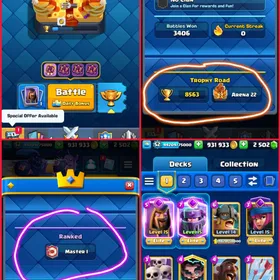 ๐ฏ7 YEAR OLD ACC ๐ 42-EMOTES(๐ฆโ๐ฅ34-MAXED(๐ฏ8563- TROPHIES(๐ 52-XP KT-14( ARENA-22(2.5K GMS๐( INSTANT DELIVERY๐ thumbnail 3