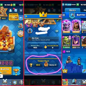 🎯TURKEY LOCAL 🇹🇷 1-RARE EMOT BALLOON🎈(13-MAXED 4- ELITE 9- EVO (💯KT-14 8863- CUPS🏆 ( ARENA-22👍🏻( INSTANT DELIVERY🚒 thumbnail 4