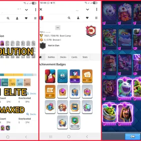 🎯4 YEAR OLD ACCT( 57 SUPER EMOTES💯( LEV-45 ACCT( 7-MAX CARDS( 7557 -TROPHIES( KT-14( ARENA-20( 2140-GEMS- INSTANT DELIVERY
thumbnail 3